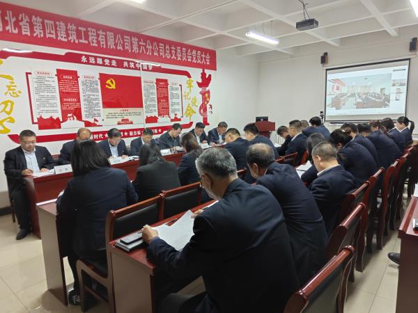 六分公司黨總支圓滿完成換屆選舉工作